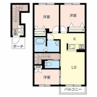 シャーメゾン青山北【1階】の間取り