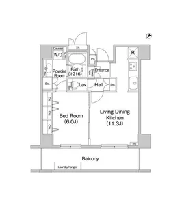 コンフォリア田町【11階】の間取り