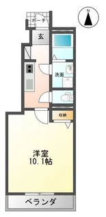 レジデンス・パコA【1階】の間取り