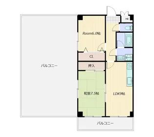 第2井筒マンション【7階】の間取り