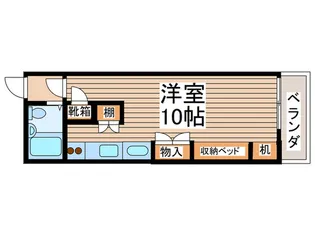 ティファニ-2【3階】の間取り