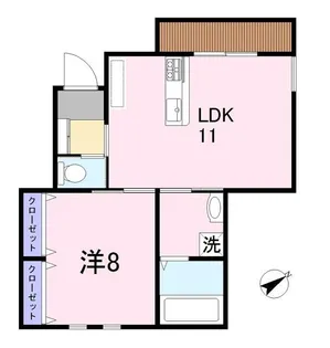 フィロメーナ【1階】の間取り