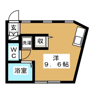 ユーハコート山手【1階】の間取り