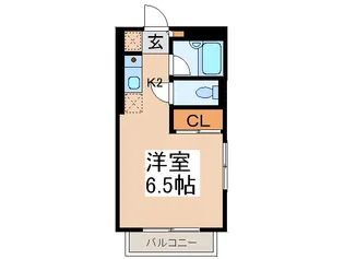 メープルハウスM明大前 B棟【1階】の間取り