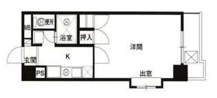 恒和レジデンス【5階】の間取り