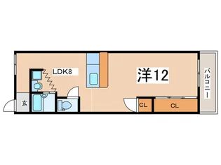 ハピネス長池【3階】の間取り