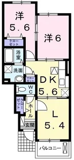ハイム弥七【1階】の間取り