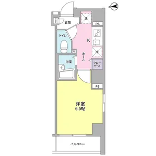 AYロッソ浅草橋【4階】の間取り