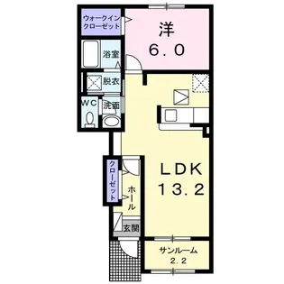 ヌーベル【1階】の間取り