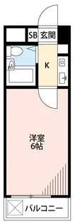 ジュネパレス新松戸第14【5階】の間取り