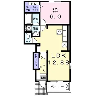 ル・サンシャイン I【1階】の間取り