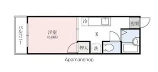 サンパレス宝町C棟【2階】の間取り