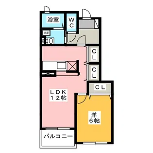 オンブラージュ A【1階】の間取り