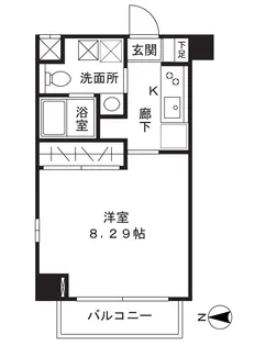 ランドポート【2階】の間取り