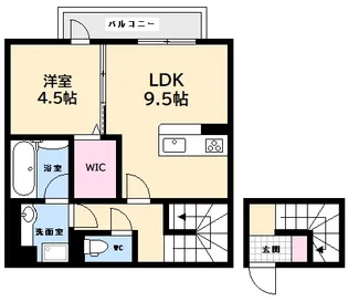 ニューライフテラス【2階】の間取り