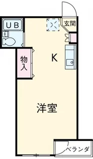 ハイム岡安【2階】の間取り