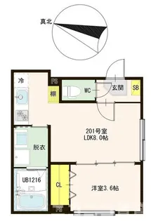 ステラ板橋本町【3階】の間取り