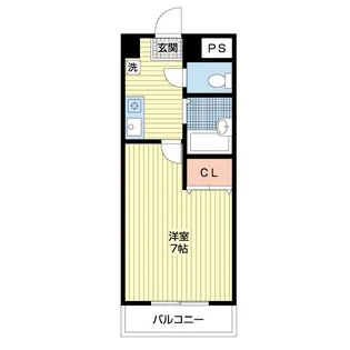 ウォーターフロント礎町【6階】の間取り