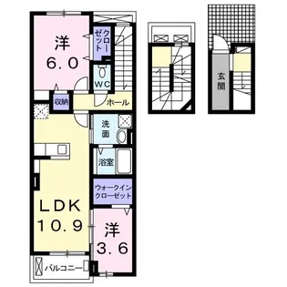 スナグレジデンスS-1【3階】の間取り
