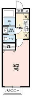 クイーンコンシェル【2階】の間取り