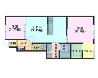 Ale【1階】の間取り