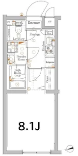 XEBEC経堂【4階】の間取り