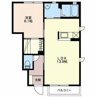 シンフォニー西軽井沢 A【1階】の間取り