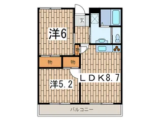 IOMACHI FLAT【2階】の間取り