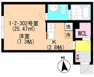 AJ馬込【3階】の間取り