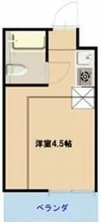 レーヴ国分寺【1階】の間取り