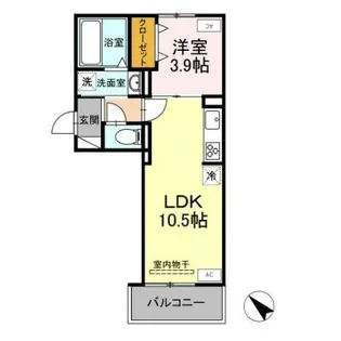 ドマーニ【2階】の間取り
