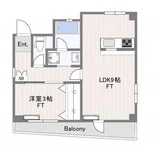坂本マンション【3階】の間取り
