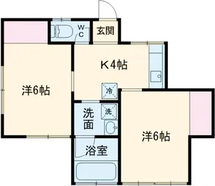 三恵荘【1階】の間取り