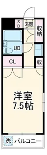 ワコーレ武蔵浦和【4階】の間取り