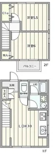 ツインズ谷中の間取り
