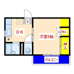 レジデンス佐藤【1階】の間取り
