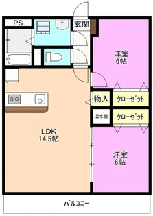 ロイヤルコート【5階】の間取り