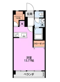 旭ハウス【6階】の間取り