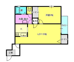 エトワール【2階】の間取り