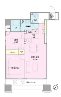 ベスパ【4階】の間取り