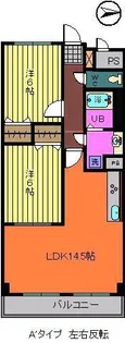 WIZ PLAISIR 若王寺 (ウィズプレジール)【1階】の間取り