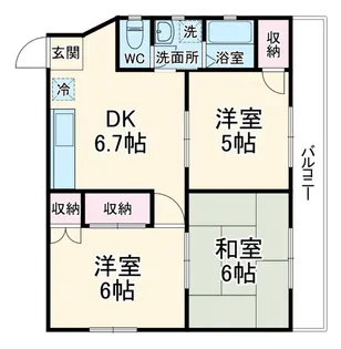 トミーカーサ【2階】の間取り