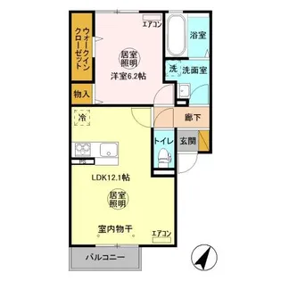 グリフィンドールC【2階】の間取り