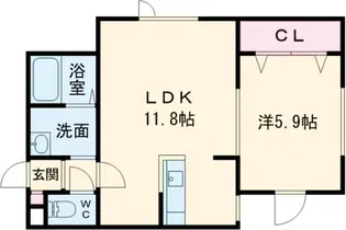 Mein Stadt【1階】の間取り
