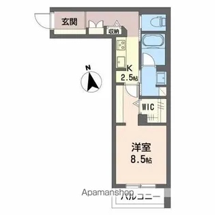 リオリエントアリスティオ【1階】の間取り