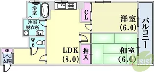 黒瀬ビル【3階】の間取り