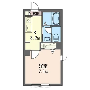 M.セレーノ【1階】の間取り