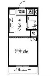 グリンヒル横山【3階】の間取り