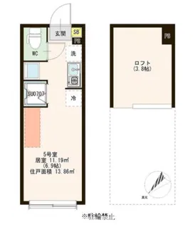 Pacific Shimo【1階】の間取り