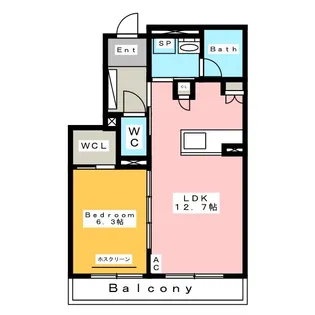 ル・サジテール【2階】の間取り